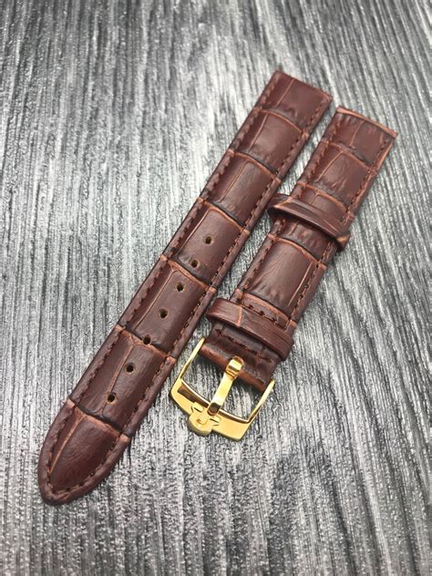 omega ladies watch leather strap|genuine omega leather watch straps.